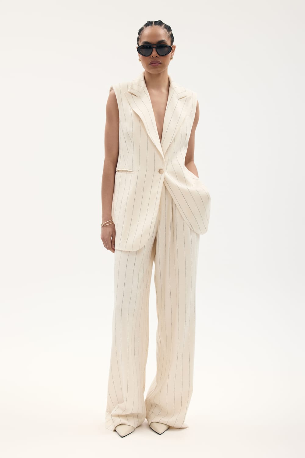 Kamizelka długa ANI Cream