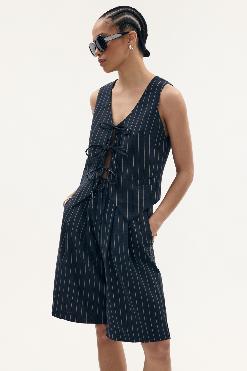 Spodnie ALICE bleu marine