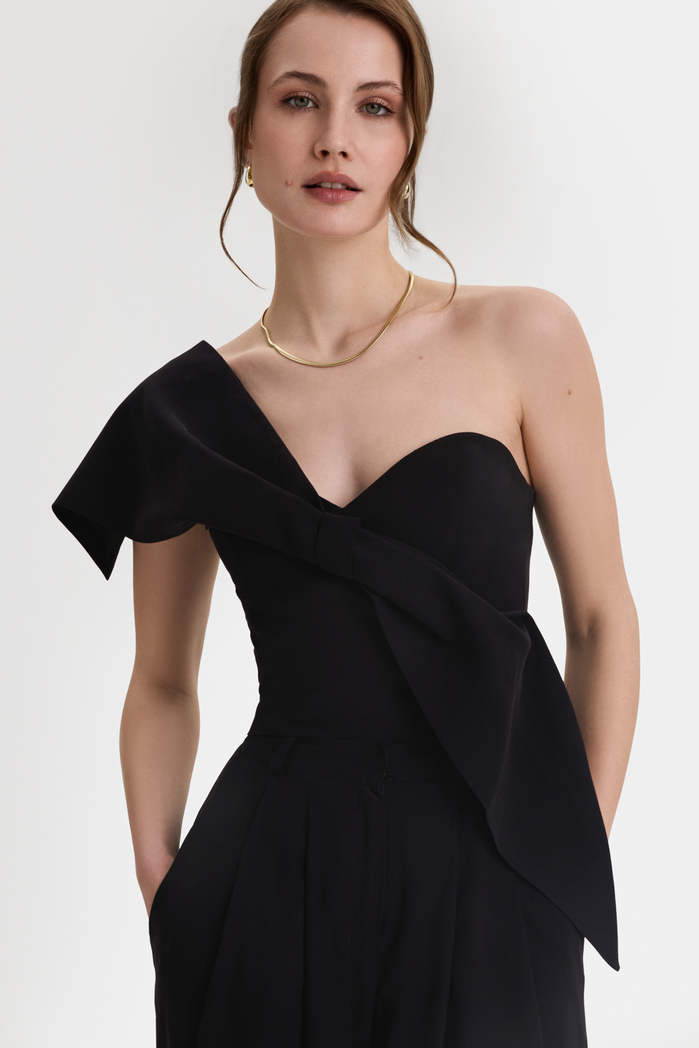 Top Carla – czarny