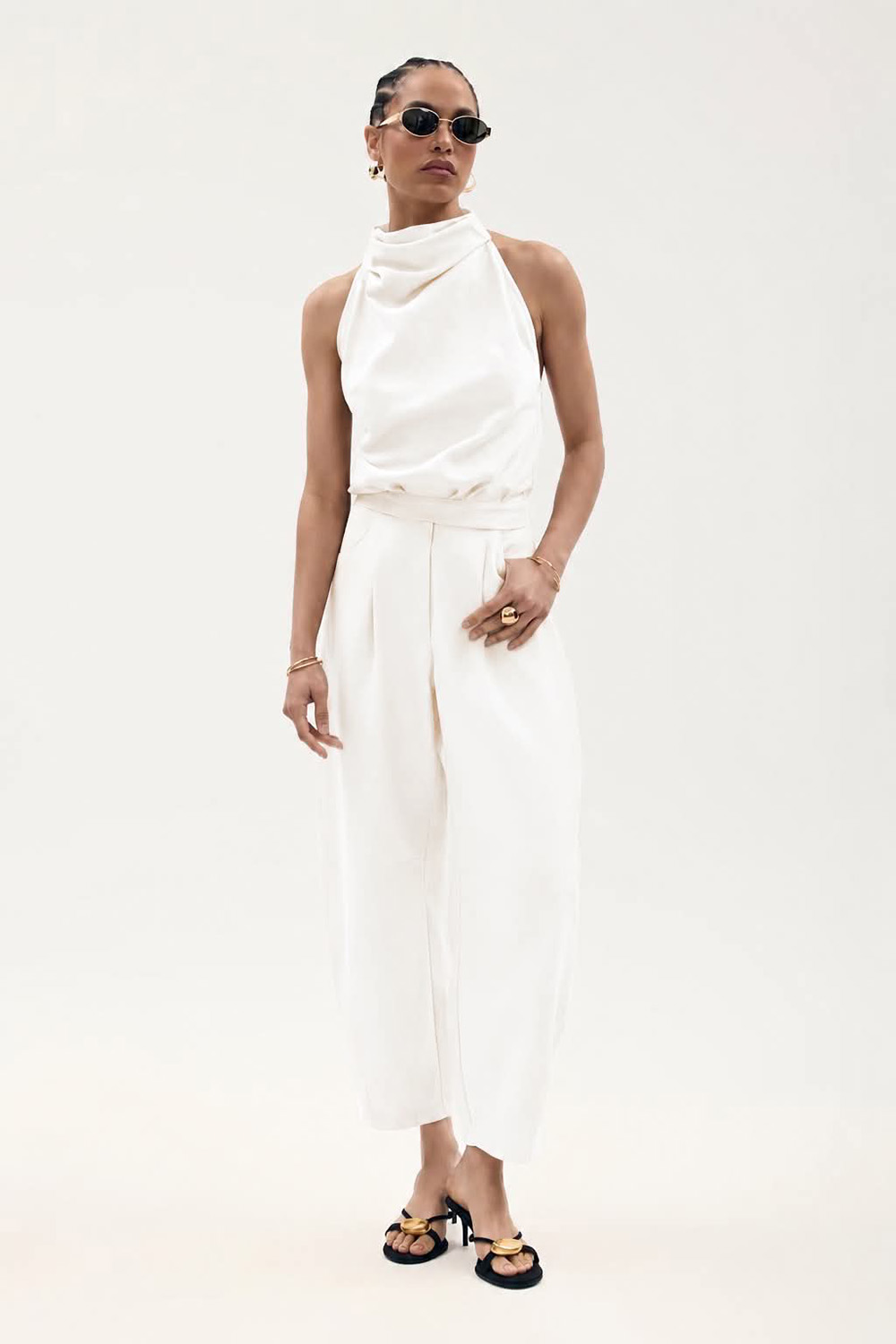 Spodnie CHIC white