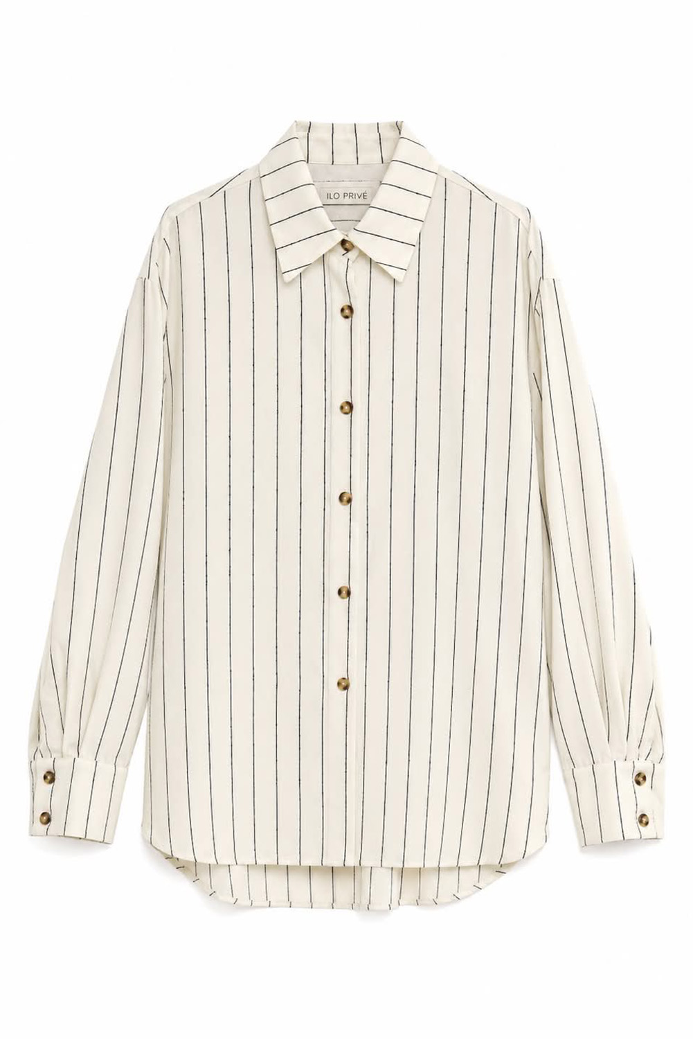 Koszula Lune Pinstripe – white