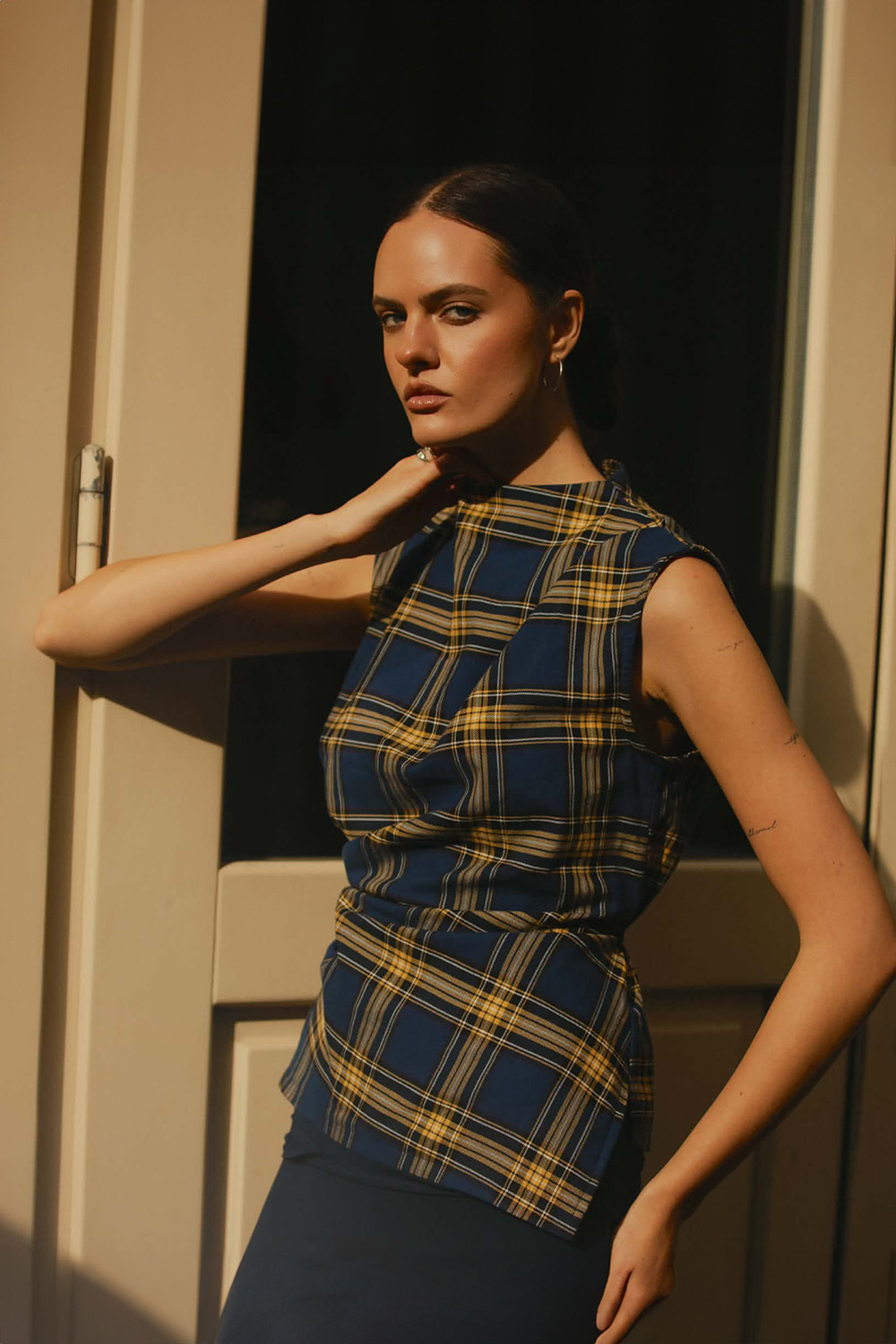 Bluzka CHECK – krata | Limited Edition